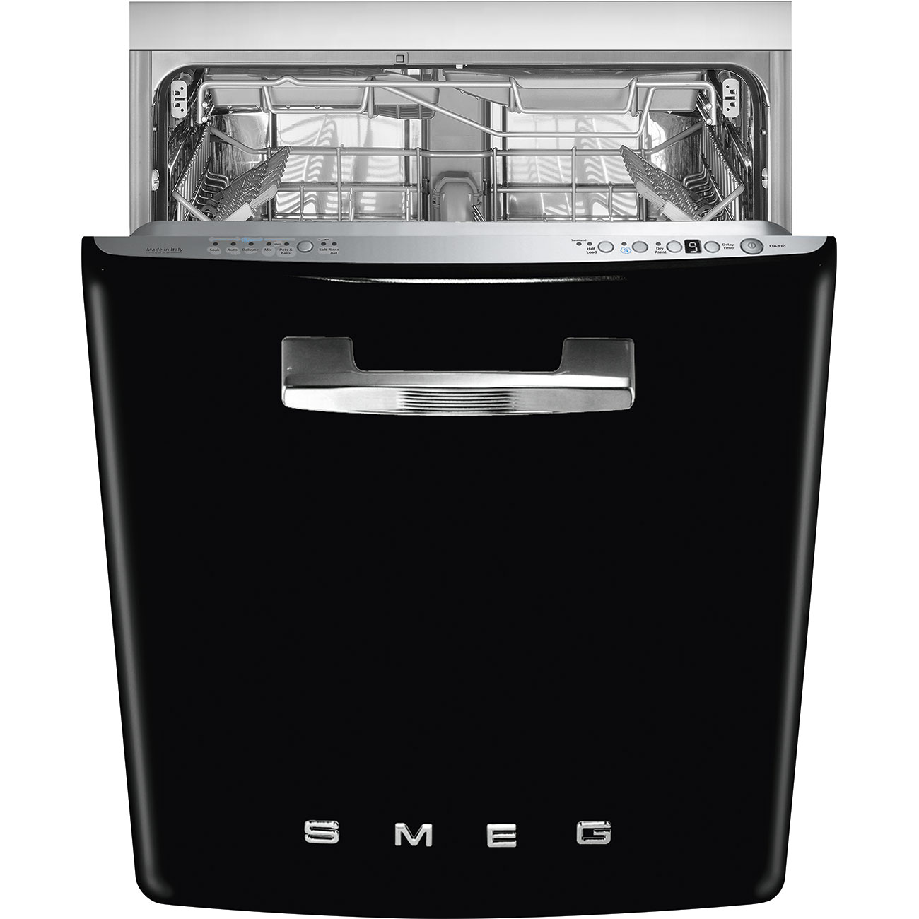 SMEG BLACK RETRO DISHWASHER