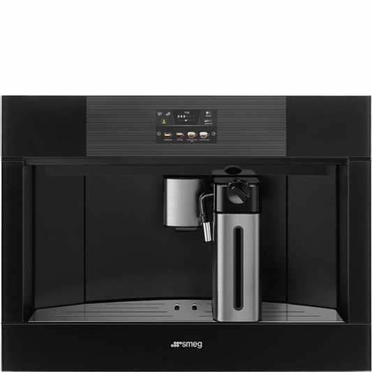 Smeg 60 x 45cm Linea Automatic built-in espresso coffee machine – Black CMS4104B3