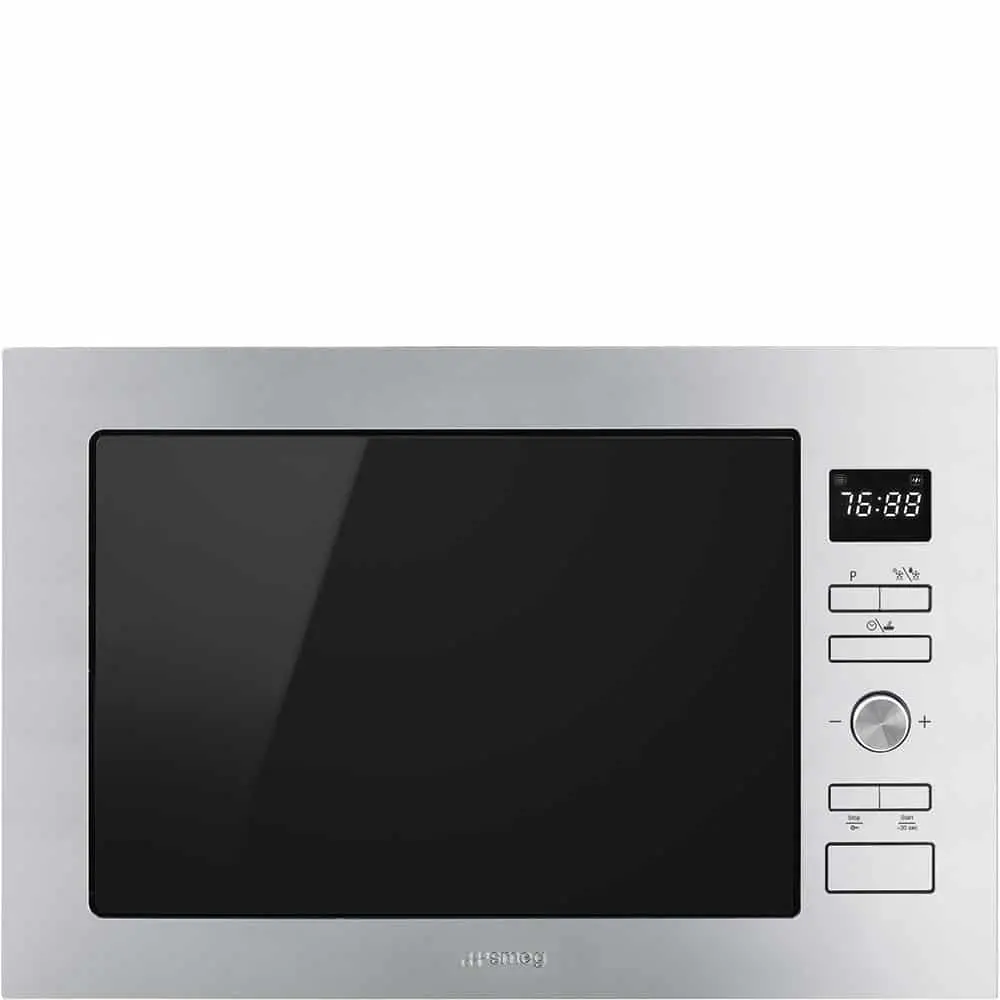 Smeg 60cm Classic built-in microwave – Stainless steel FMI425X